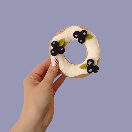 The Berry in Blue Donut